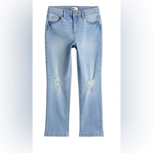 So Girls’ straight leg ankle jeans